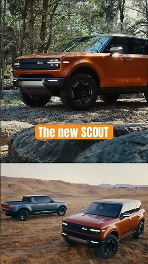 The Scout is officially BACK! Off-roaders dream EV #scoutmotors #offroad #ev