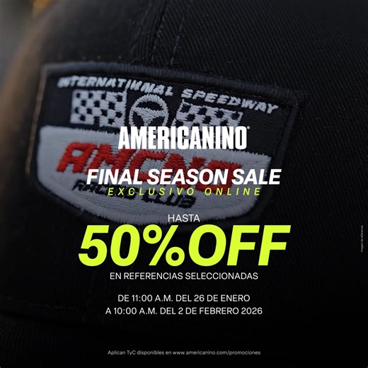 Lo mejor del SALE ya está aquí 🔥 Hasta 50% OFF en ref. seleccionadas de Americanino. ¿Cuál eliges? | Americanino