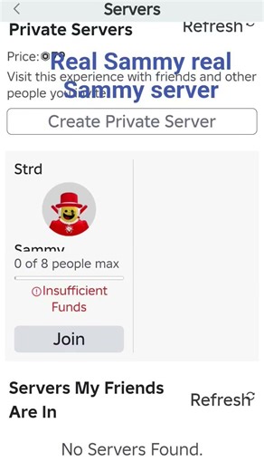 real Sammy real server