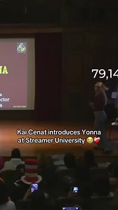 Kai Cenat introduces Yonna at Streamer University 😭❤️‍🩹 #kaicenat #yonna #fyp