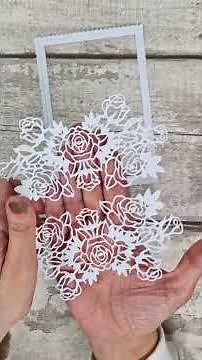 Rainbow Ink-blending & Floral Outline Dies | Make Your Die Cuts Pop | Quick And Easy Cardmaking Demo