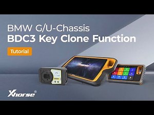 How BMW G/U Chassis BDC3 Key Clone Works on Xhorse VVDI Key Tool Plus
