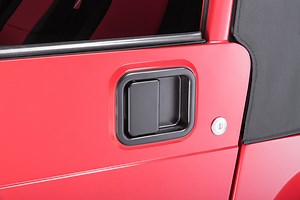 Quadratec  Full Steel Door Outside Paddle Handle for 82-95 Jeep CJ & Wrangler YJ Passenger Side, 97-06 Wrangler TJ Drivers Side