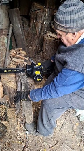 How to Properly Cut Firewood #firewood #wood #chainsaw #woodworking #diy #diyprojects #shorts #short