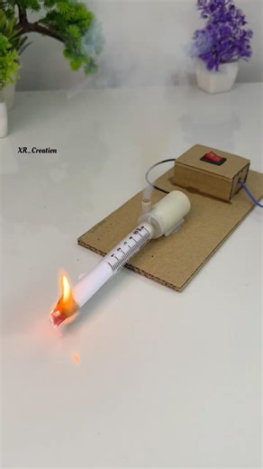 Diy smoke machine with water pump #dcmotor #schoolproject #diy #experimnent #sciencemodel #motor