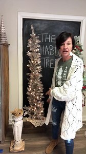 202K views · 2.9K reactions | A quick tip for my rose gold tinsel tree. | The Shabby Tree | Facebook
