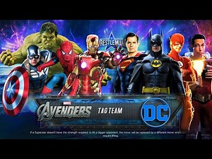 Marvel Avengers vs. DC Superheroes | WWE 2K23 | Ultra Realistic Graphics [RTX 4090] [4K 60FPS]