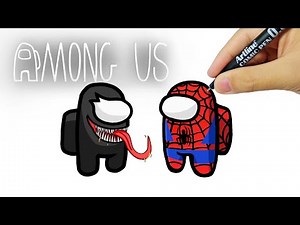 How To Draw Among Us, how to draw among us characters, how to draw among us venom, Drawing Among Us