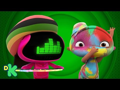 Travesuras, música y baile en la guardería | Mini Beat Power Rockers | Discovery Kids
