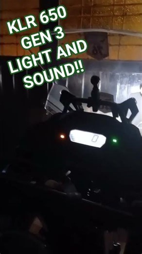 KLR 650 GEN 3 LIGHT AND SOUND!!!#KAWASAKI#KLR 650#BUENOS AIRES#ARGENTINA