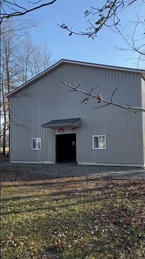 “36x48”…getting built for indoor basketball - baseball pole barn #shorts
