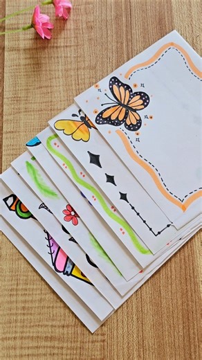 ✨Easy Border Designs/ Project Work Designs/Corner Designs #drawing #project #designs