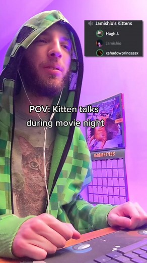 my kitten is a very important person to me. especially when she does an uwu and maybe even an owo #pov