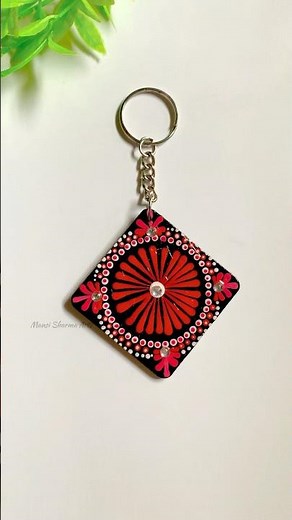 Dot Mandala Keychain˚✿🌹𐙚⋆˚ #trending #giftideas #aestheticdiy #handmade #handmadegifts #diycrafts