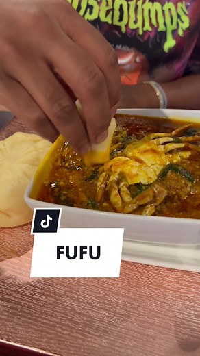 Exploring African Cuisine: Trying Fufu with Okra Stew for the First Time!