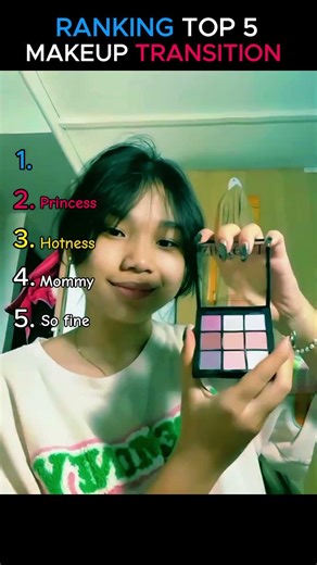 Ranking Top 5 Makeup Transition Trend