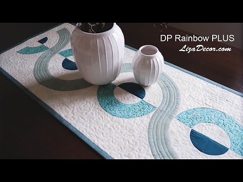 Patchwork tutorial - SEWING CURVES - Combination pattern DP Rainbow, DP Rainbow PLUS, Drunkards Path
