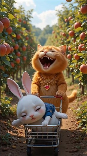 💉 The Ai orange Cat’s and Sleepy Apple 🍏 | Dark Humor Animated Short #cats #catvideos #aicat