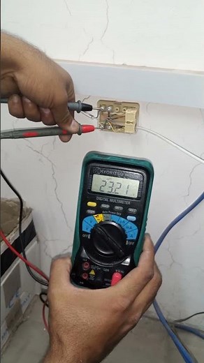 How to Measure Voltage of Telephone Line #viralvideo #electrician #shorts #Tips #tricks