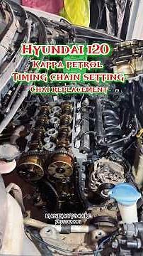 Hyundai i20 petrol engine /timing chain setting #hyundai #i20 #petrol #engine #timing #chain #settg