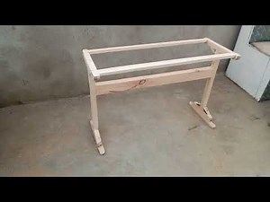 Building a Simple Wooden Table Frame from Scratch | DIY Woodworking Project