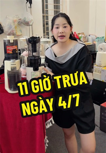 Máy ép chậm 99K - Dọn kho, săn đồng giá 11 giờ trưa 4/7