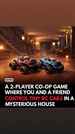 WheelMates is an upcoming co-op action-adventure experience for two players, created and released by Firevolt 🔥🔥🔥 Key Highlights: 🔹 True Co-Op: Made only for two players — teamwork is required to solve puzzles and progress. 🔹 Setting: Set inside a large inventor’s mansion where you explore rooms and uncover the mystery of his disappearance. 🔹 Gameplay: Mix of action, platforming, and RC-style mechanics with gadgets like jump boosters, magnetic wheels, and grappling hooks. 🔹 Exploration: N