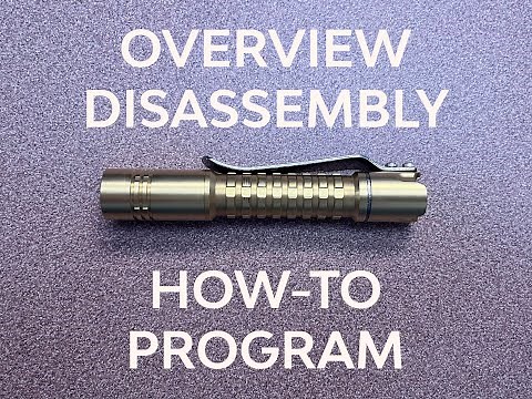Reylight Pineapple Mini MKII - Overview/Disassembly & How to Program