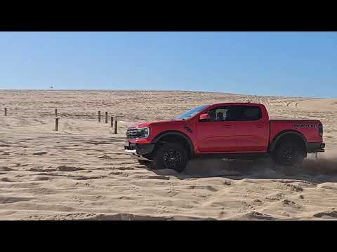 Ford Ranger Raptor Sound Driving Up Sand Dune