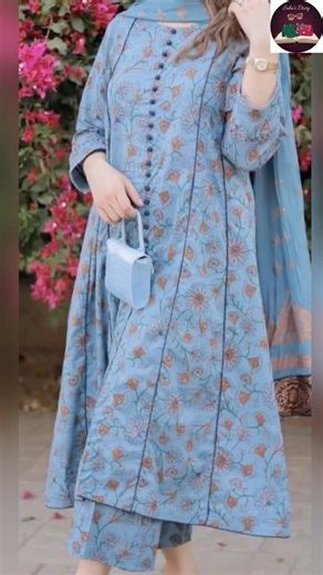 💫Stylish summer long frocks design #viral #frockdesign #ytshorts #fashion