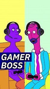 Gamer Boss 🎮📊 #ShareScribe #ScribeHow #comedy #animation #humor #ai | spaceskits