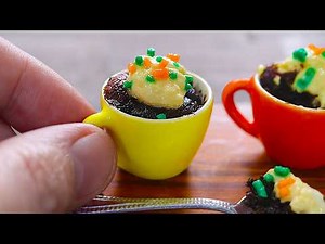 TOY KITCHEN COOKING play set REAL MINI FOOD CAKE IN A MUG REAL ASMR आसान रेसिपी | कैसे बनाएं