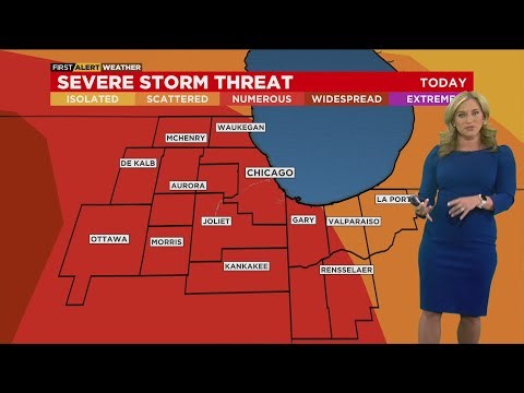 Chicago Weather Alert: Severe storms with damaging winds Friday afternoon