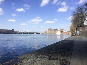 Garonne in Toulouse, France