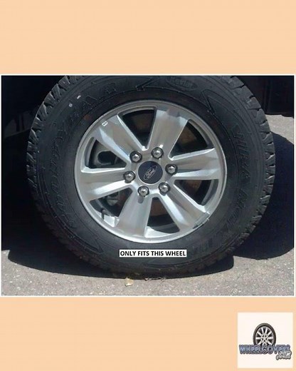 *** IN STOCK READY TO SHIP *** Ford F150 XLT 7965P GB IMP 387 BLK Black Wheel Skins / Hubcaps / W...