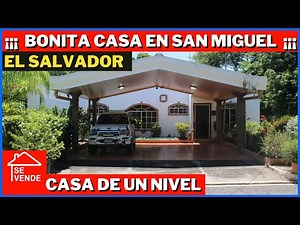 BONITA CASA EN VENTA EN SAN MIGUEL EL SALVADOR