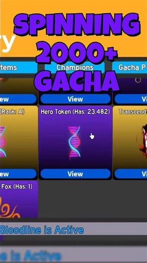 Spinning Over 2000+ GACHA IN #animefightingsimulatorendless