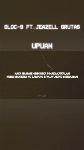 Gloc-9 - Upuan (Lyrics) ft. Jeazell Grutas#UPload8#Upuan#Gloc9 #JeazellGrutas#OPM#Music#Lyrics