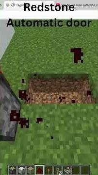 Minecraft Redstone Automatic Door 🔥 | Ultra Smooth Mechanism | Pro Building Trick #shorts