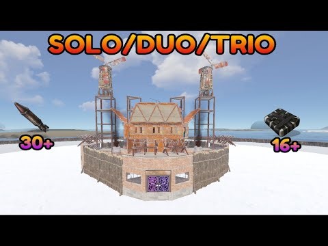 Rust Solo/Duo/Trio Unraidable Base