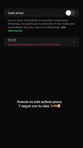 Cómo activar el proxy en WhatsApp fácilmente