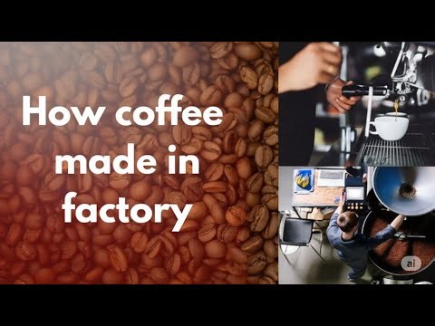 How coffee made in factory | Coffee Manufacturing | Organic coffee farming