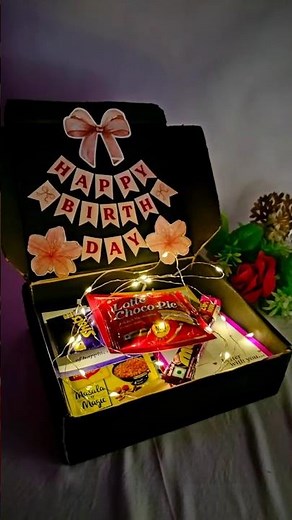 ✨ DIY Handmade Hamper Box | Easy Gift Box Idea | Birthday Hamper Box Tutorial | Gift packing idea