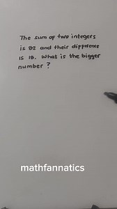 8.4K views · 92 reactions | Math Ability Test. #learning #practice #mathskills #mathisfun #exampreparation #fbreels #integers #basics #algebra | Math Fannatics | Facebook