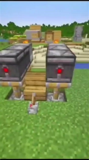 SIMPLE Flamethrower Build in Minecraft! 🔥 (Redstone Tutorial) #funny #minecraft #ytshorts