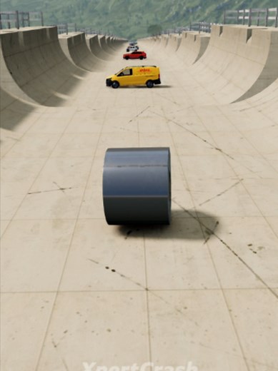 VEHICLES VS 49 TON TITANIUM COIL #beamng #beamngdrive #viral | BeamNG Drive