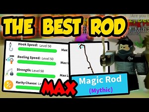 GETTING THE BEST MAXED MYTHIC ROD!! LVL 55+! | - Roblox Fishing Simulator
