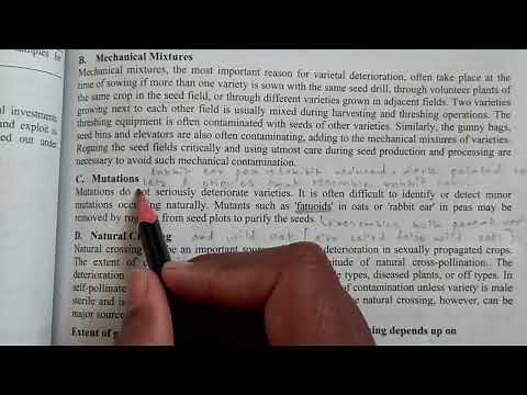 GENETIC PRINCIPLES OF SEED PRODUCTION || SEED TECHNOLOGY || PSC AGRICULTURE OFFICER || LOKSEWA