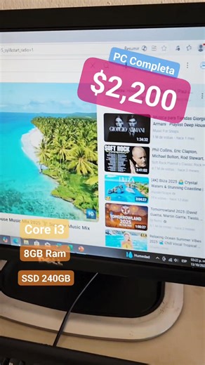 36K views · 168 reactions | PC Completa HP Intel Core i3 Memoria RAM 8GB Disco SSD 240GB Monitor LCD Teclado y Ratón Windows 10 y Office Precio Efectivo $2,200 NOTA: Equipo usado, excelente Solo 25 equipos disponibles | interchat | Facebook