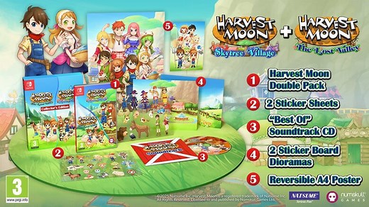 Harvest Moon: The Lost Valley & Skytree Village heads to Switch July 31st, 2025 (trailer added)